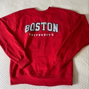 BU Red Crewneck Sweatshirt
